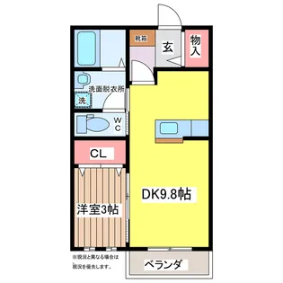 ナチュラルコート【2階】の間取り