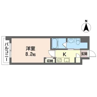 サンサール・ジャミン【2階】の間取り