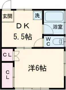 サフラン【1階】の間取り