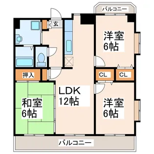 グレースハイム【2階】の間取り