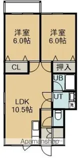 サンシャイン日吉【1階】の間取り