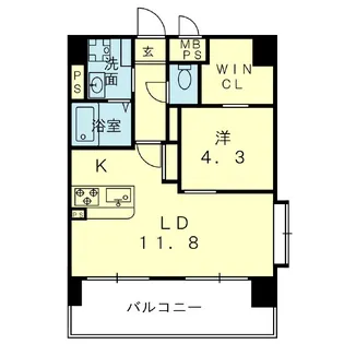 Square11【5階】の間取り