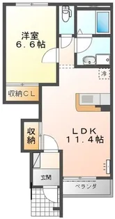 神奈川県小田原市小八幡1【アパート】の間取り