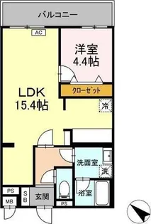 ROYALHILLS【1階】の間取り