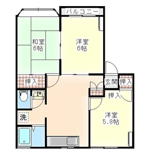 ヴィレッジ21 A【1階】の間取り