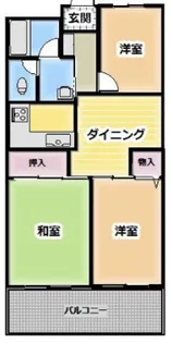 神奈川県川崎市宮前区神木本町2【マンション】の間取り