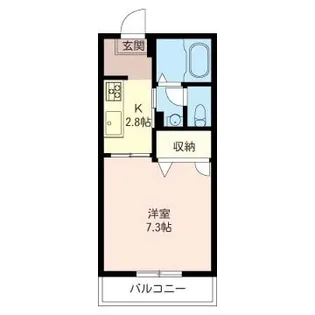 フレジェール【2階】の間取り