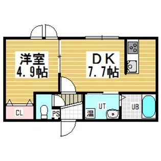 レオーネ・パティオ・ブルー【2階】の間取り