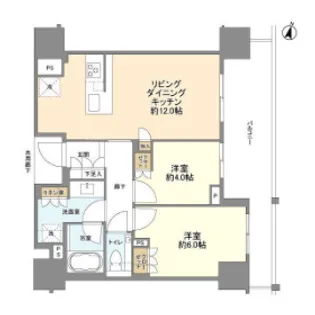 東京都文京区本郷1【マンション】の間取り