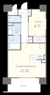 兵庫県神戸市兵庫区三川口町1【マンション】の間取り