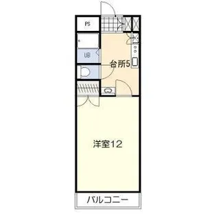 オクタワーズ宮崎南【6階】の間取り
