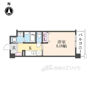 グリュックビルディング【2階】の間取り