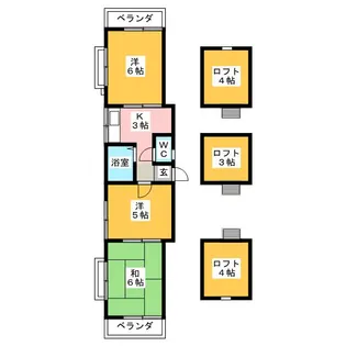 3Kの間取り画像