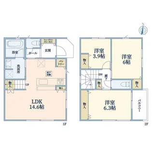 東京都武蔵野市吉祥寺北町1【一戸建】の間取り