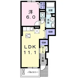 viola【1階】の間取り