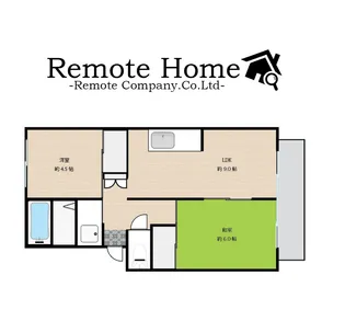 MIMOZA GARDEN COUT壱番館【2階】の間取り