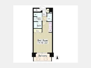 東京都渋谷区恵比寿西1【マンション】の間取り