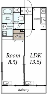 リブリ・ソナーレ【1階】の間取り