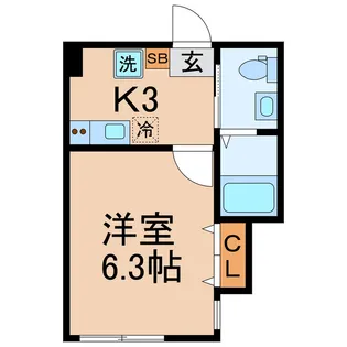 神奈川県横浜市保土ヶ谷区峰岡町1【アパート】の間取り