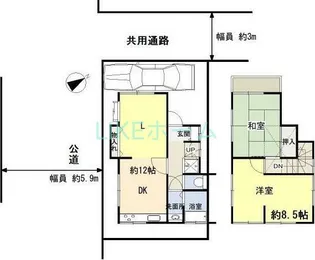 千葉県市川市本北方2【一戸建】の間取り