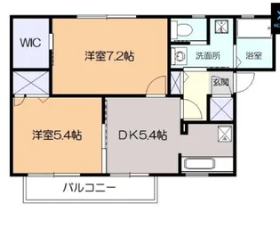 神奈川県小田原市小台【アパート】の間取り