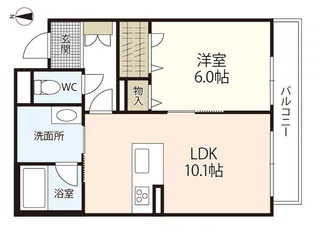 ブリリアントコート【3階】の間取り