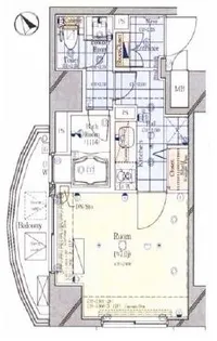 コンシェリア芝公園D’s(コンシェリア芝公園ディーズ)【5階】の間取り