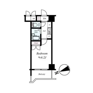 メインステージ早稲田【3階】の間取り
