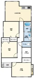 神奈川県横浜市金沢区谷津町【一戸建】の間取り