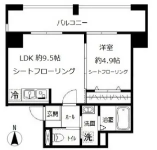 プランドール【3階】の間取り