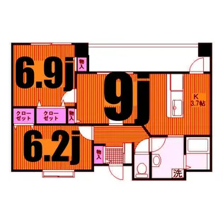 神奈川県横浜市西区平沼1【マンション】の間取り
