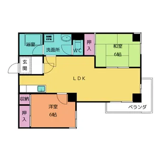 ライフメゾン瑞光園【3階】の間取り