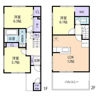 ハイステージ・バッハ(Hi-stage Bach)の間取り