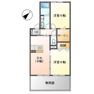 Trois Jours III【1階】の間取り