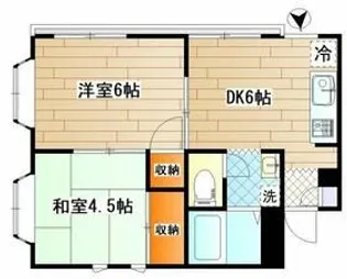 ワタナベビル【3階】の間取り
