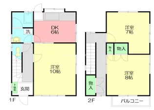 神奈川県鎌倉市関谷【一戸建】の間取り