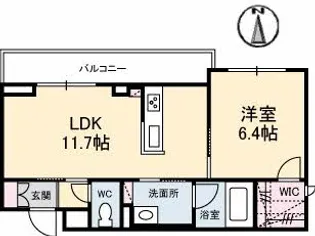 グランデ・アルベロ【2階】の間取り