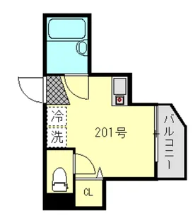 ネオス葛西【2階】の間取り