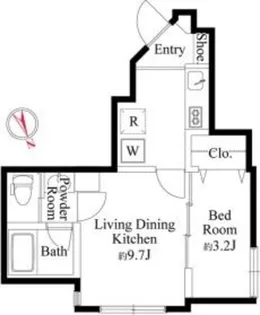 ウッドクレスト羽田レジデンス【1階】の間取り