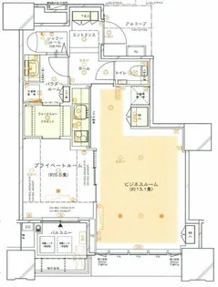 ドゥ・トゥール イースト棟【47階】の間取り