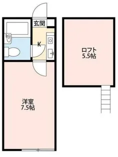 プラザ・ドゥ・サウザー【2階】の間取り
