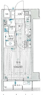 プレール・ドゥーク北新宿IV【2階】の間取り
