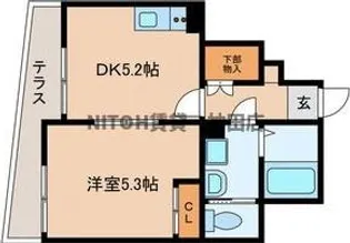 South One【1階】の間取り