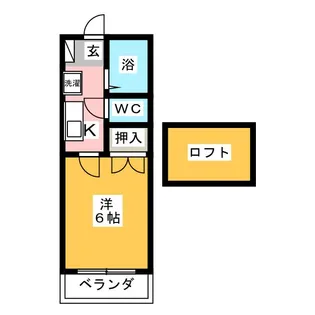 ファミール八千代台【1階】の間取り