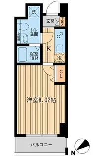 HF葛西レジデンス【3階】の間取り