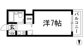 メゾン鼓ヶ滝【3階】の間取り