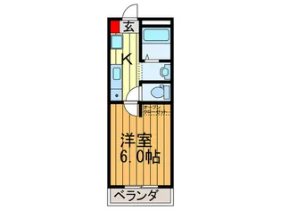 ベルメゾン5番館【4階】の間取り