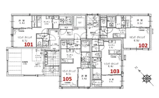 Partenza【1階】の間取り