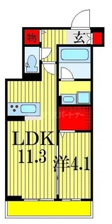 トップXV【1階】の間取り