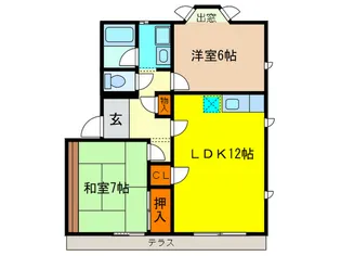 浜松園 松【1階】の間取り